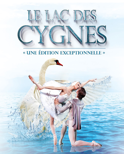 Affiche. Le Forum Liège. Le Lac des Cygnes. Une édition spéciale. Grand Opera Productions. 2023-12-02